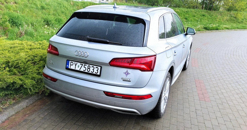 Audi Q5 cena 108500 przebieg: 142000, rok produkcji 2018 z Poznań małe 277